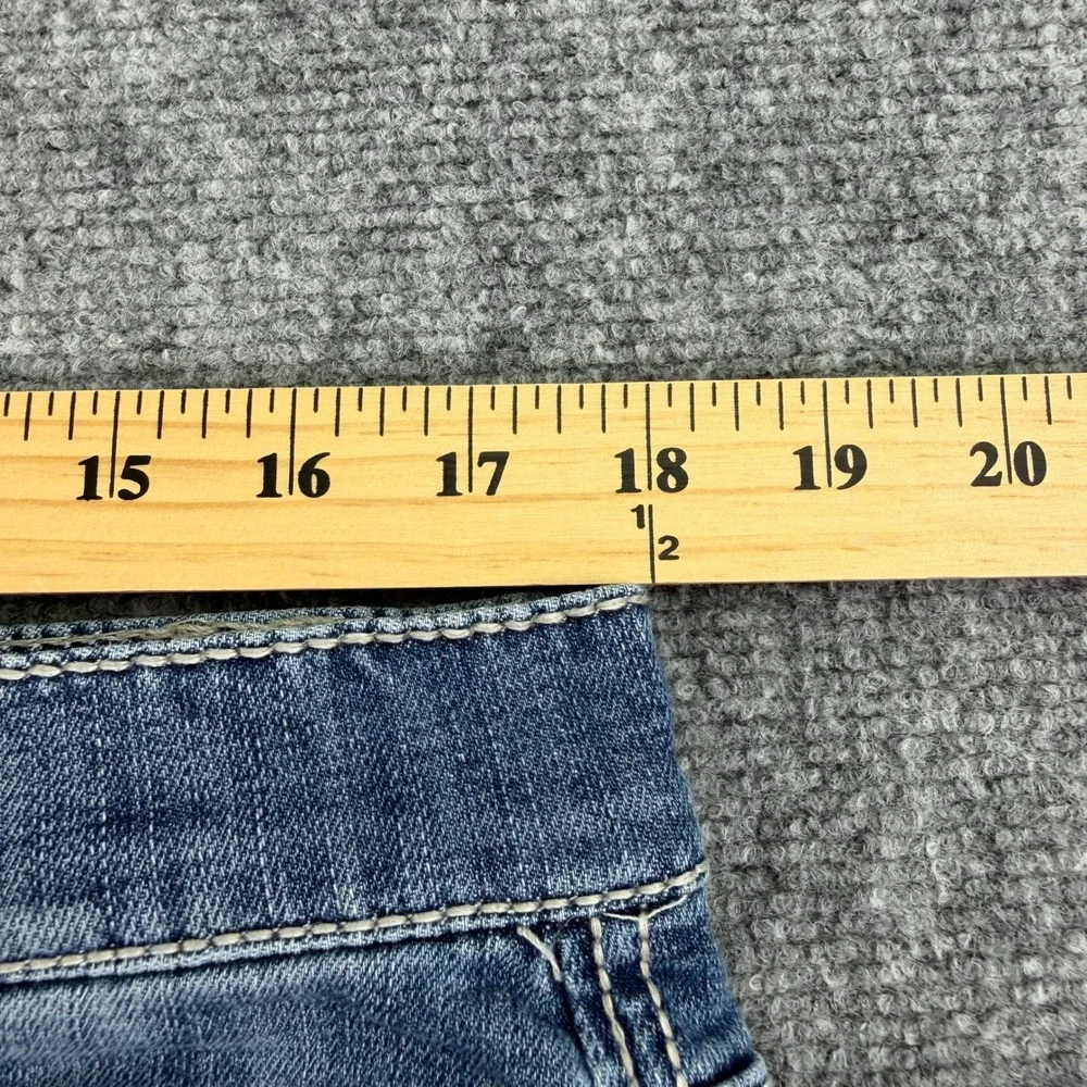 BKE Jeans Men's 36R (36x31) Blue Jake Straight Leg Stretch Medium Wash